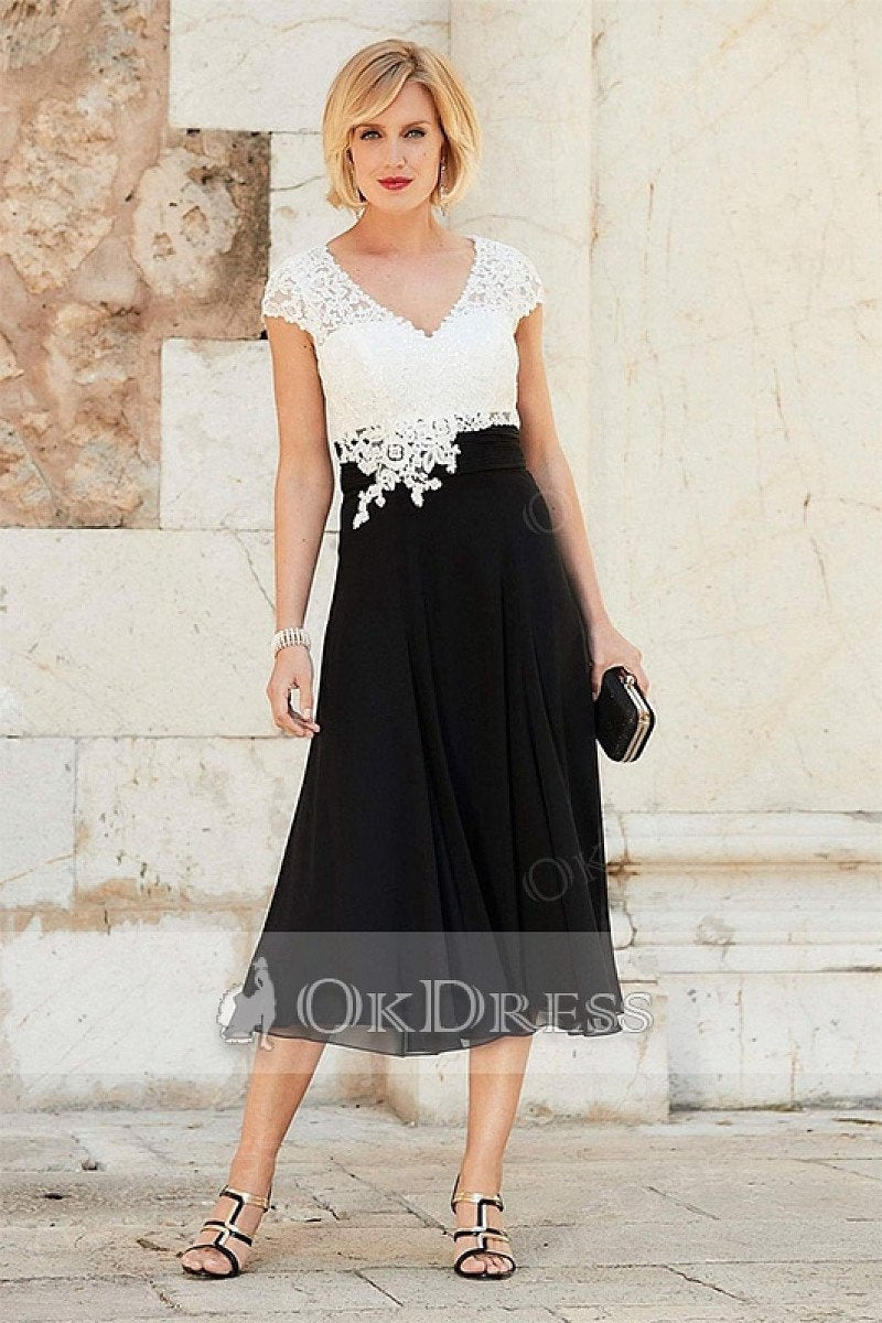 Cap sleeve mother clearance of the bride dresses