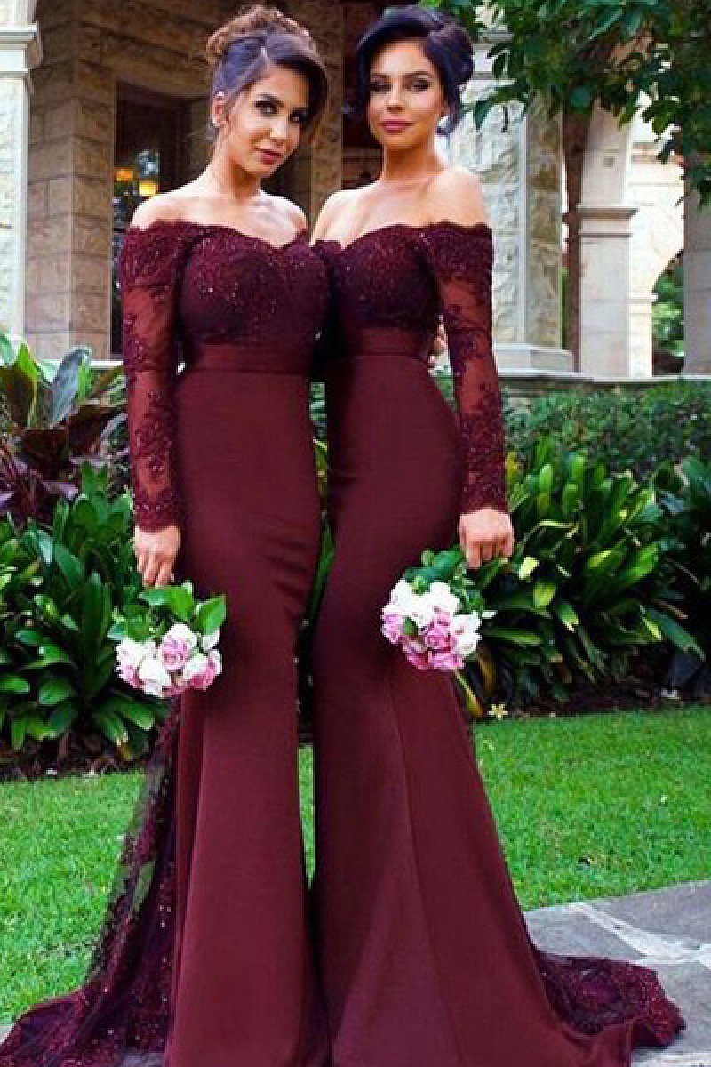 Mermaid sale bridesmaid dress